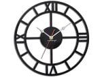 Rzymski zegar ścienny RZYM L - Czarny