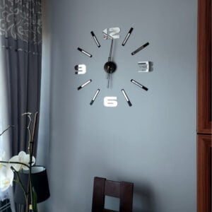 Lustrzany zegar na ścianę Mirror Mase