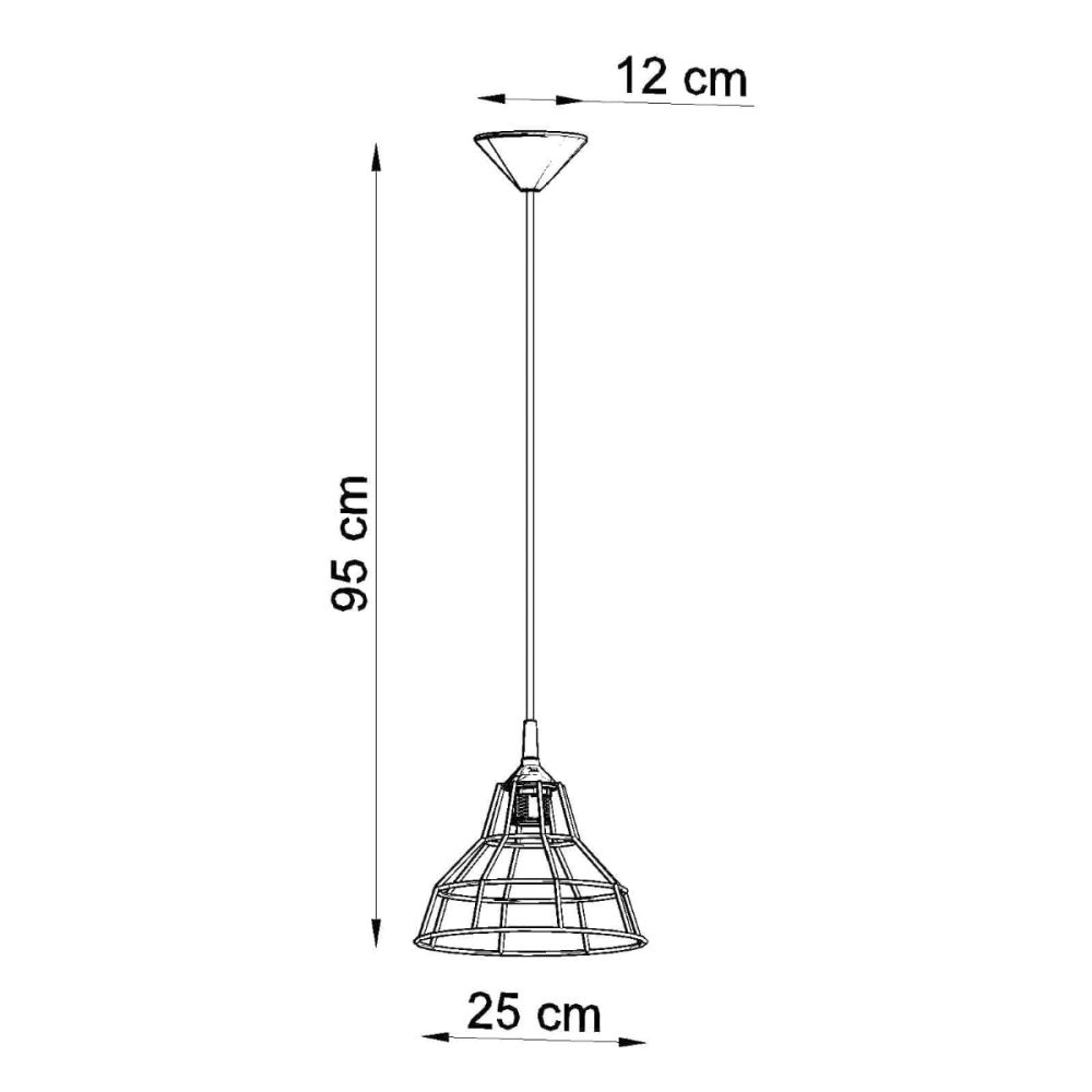 Lampa wisząca ANATA biała