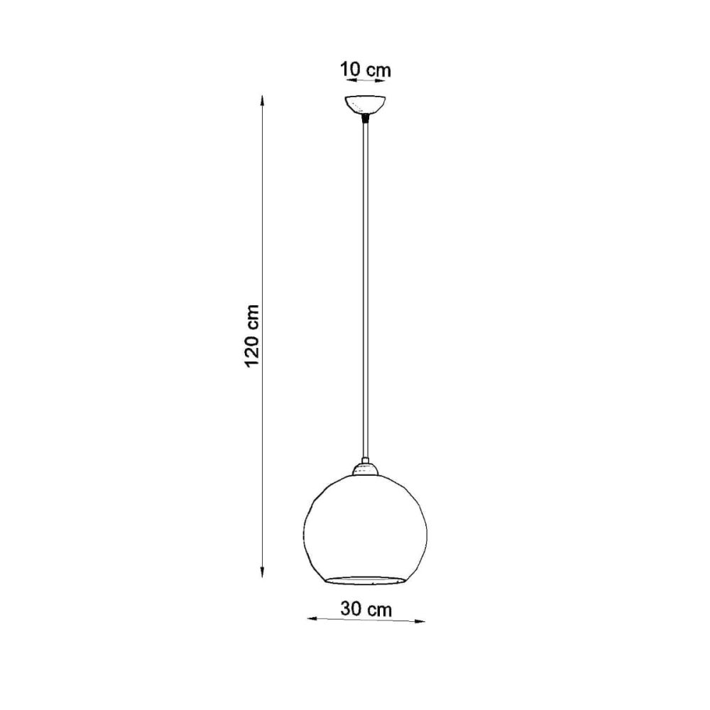 Lampa wisząca BALL zielona