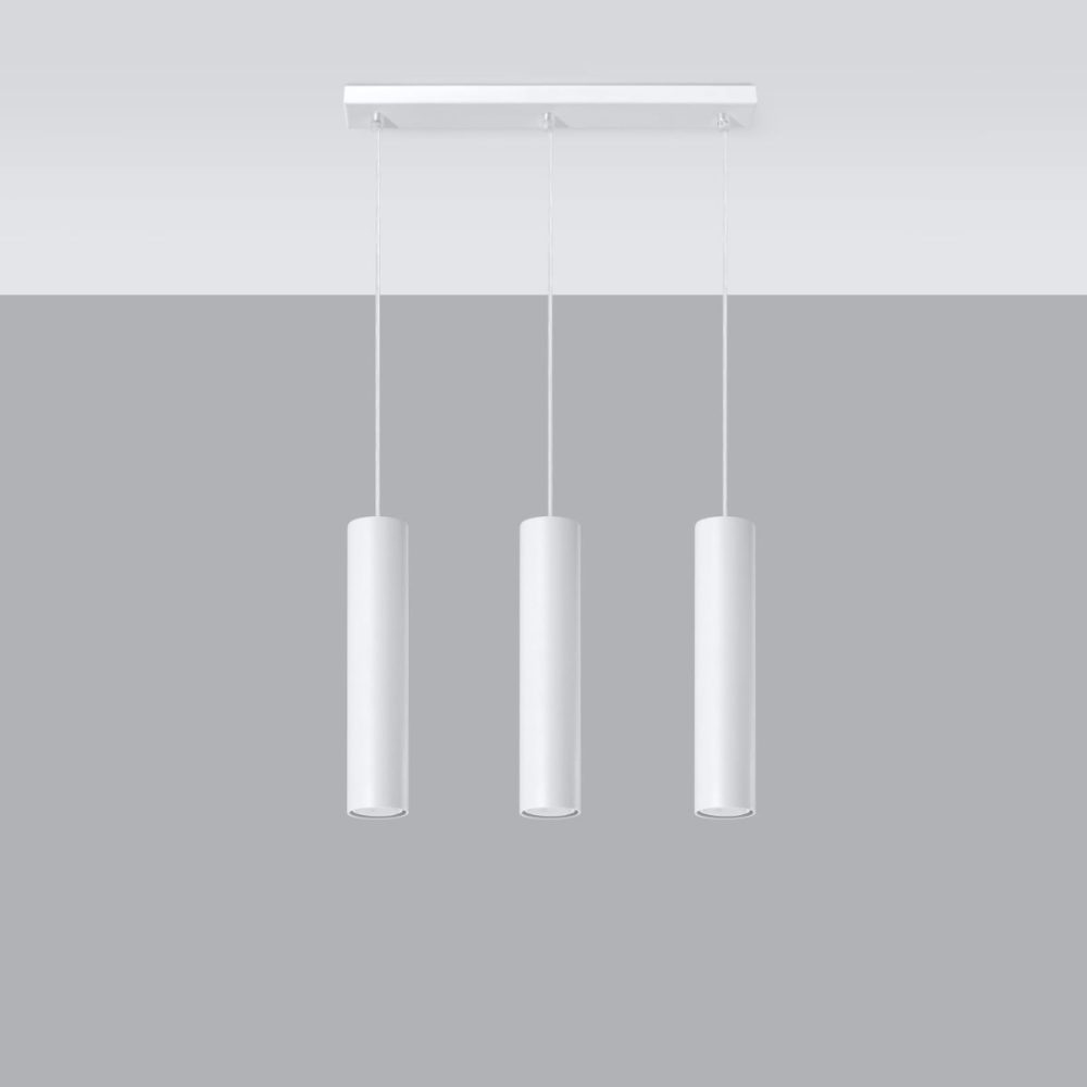 Lampa wisząca LAGOS 3L biały