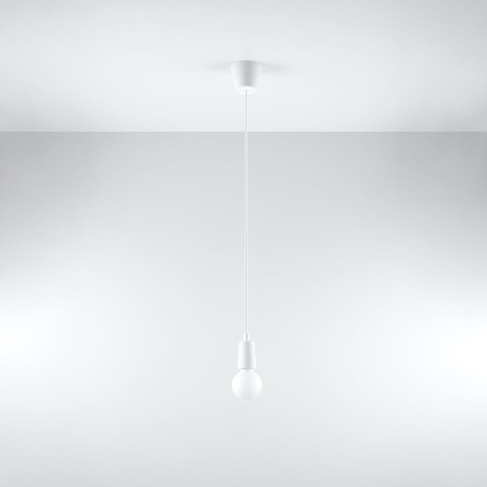 Lampa wisząca DIEGO 1 biała