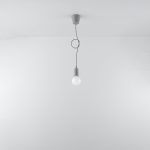 Lampa wisząca DIEGO 1 szara