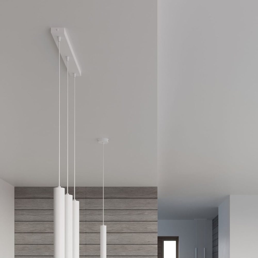 Lampa wisząca WEZYR 3 biała