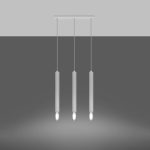 Lampa wisząca WEZYR 3 biała
