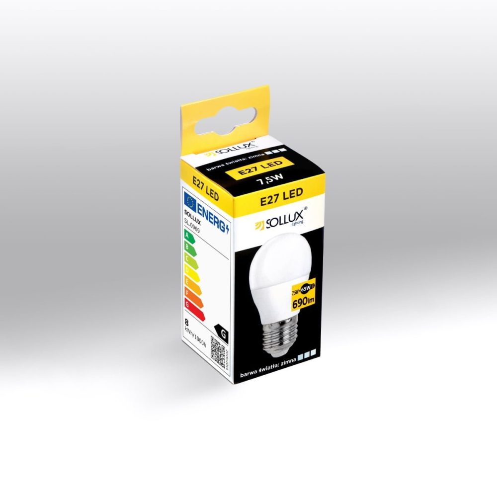 Żarówka LED E27 4000K 7,5W 690lm