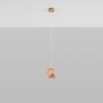 Lampa wisząca WOODY naturalne drewno