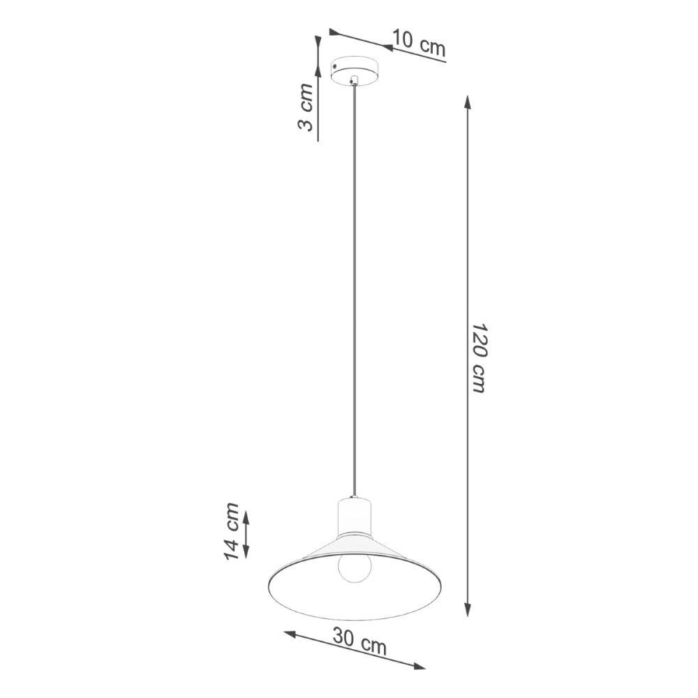 Lampa wisząca JAGA czarna