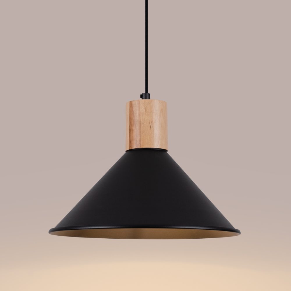 Lampa wisząca JAGA czarna