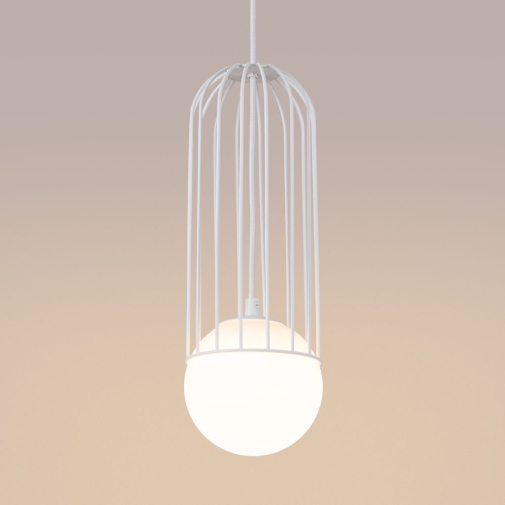 Lampa wisząca BRINA 1 biała