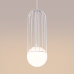 Lampa wisząca BRINA 1 biała