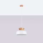 Lampa wisząca MARION biała