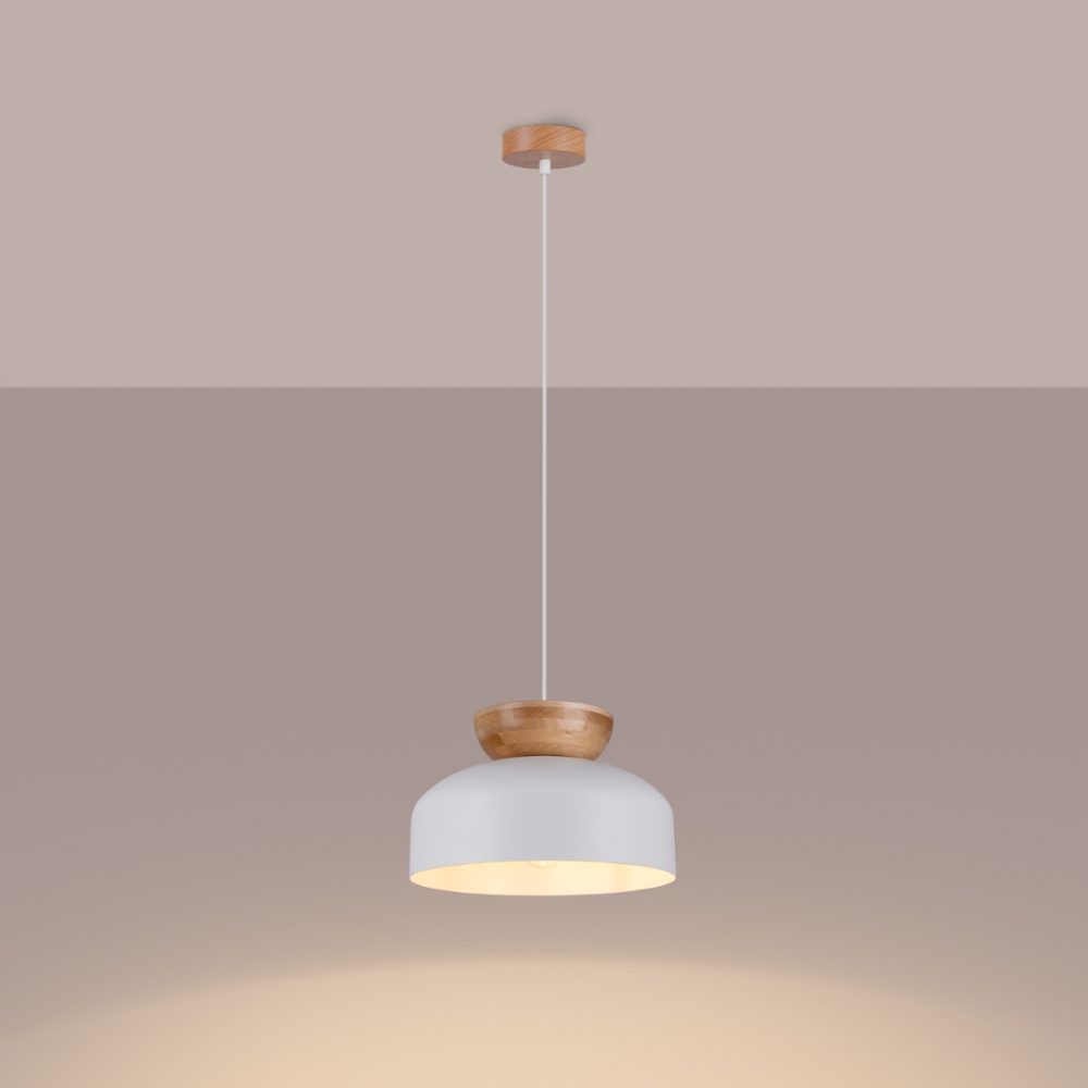 Lampa wisząca MARION biała