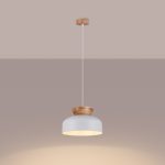 Lampa wisząca MARION biała