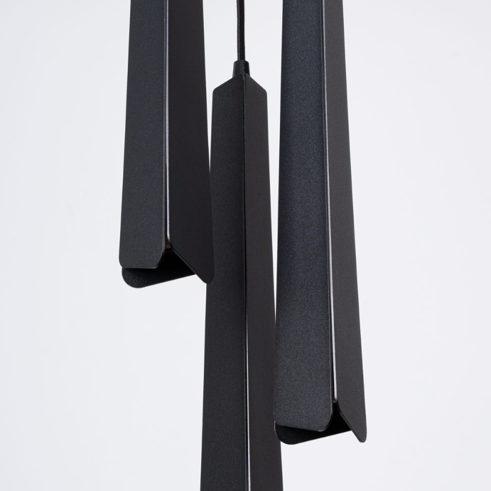Lampa wisząca PRYSM 3P czarna