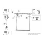 Lampa wisząca FARGE złota LED 3000K