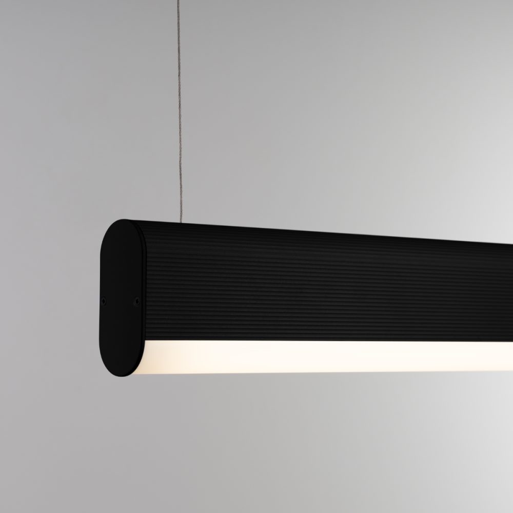 Lampa wisząca FARGE czarna LED 4000K