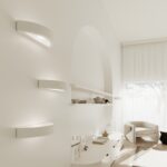 Kinkiet Ceramiczny ATENA 30 biały