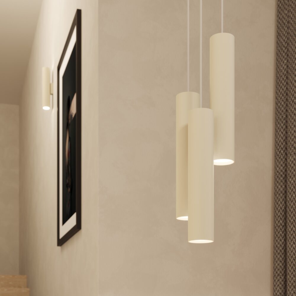 Lampa wisząca LAGOS 1 beżowa