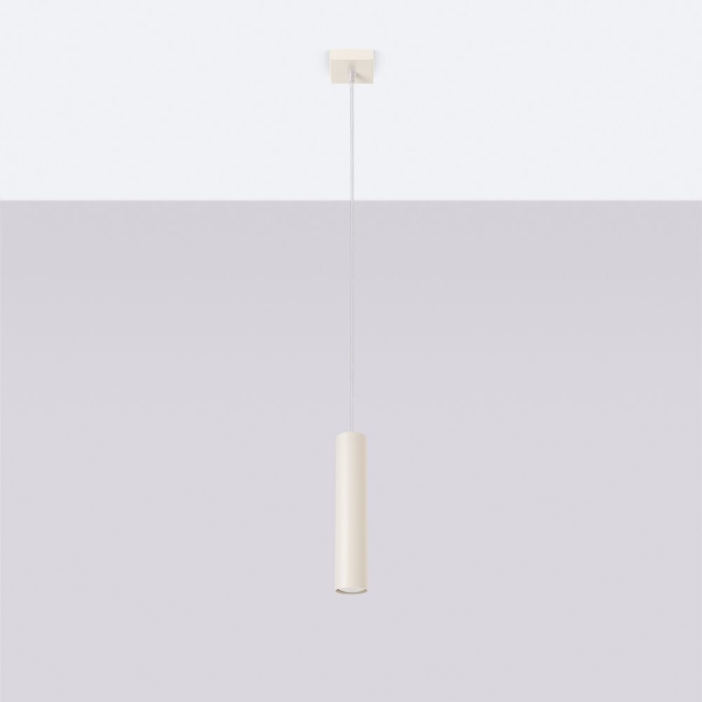 Lampa wisząca LAGOS 1 beżowa