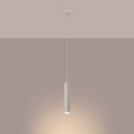 Lampa wisząca LAGOS 1 beżowa