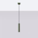 Lampa wisząca LAGOS 1 zielona oliwka