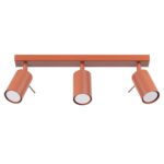 Plafon RING 3L ochra czerwona