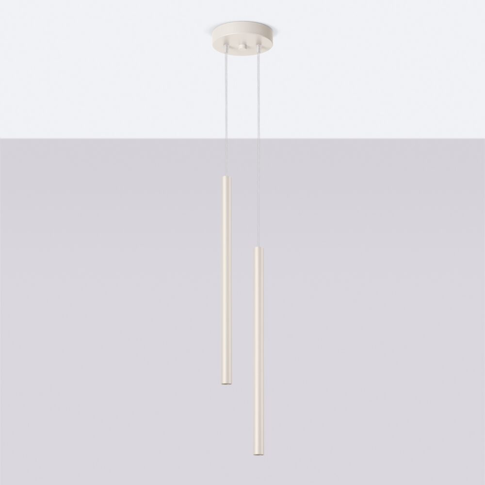 Lampa wisząca PASTELO 2 beżowa