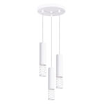 Lampa wisząca LAMI 3P biały
