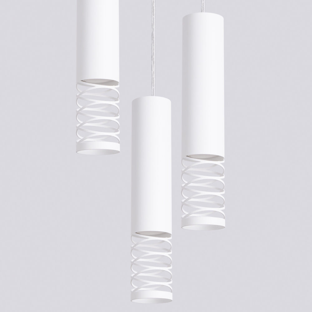 Lampa wisząca LAMI 3P biały