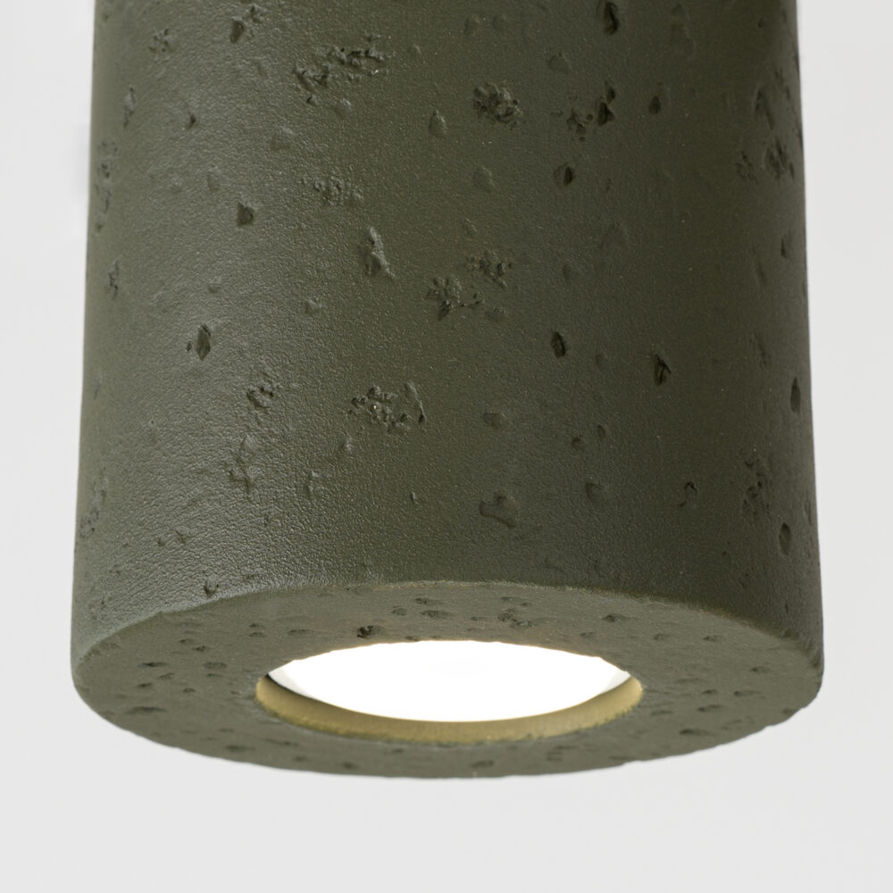 Plafon ORBIS beton zielona oliwka