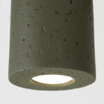 Plafon ORBIS beton zielona oliwka