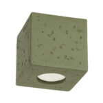 Plafon QUAD beton zielona oliwka
