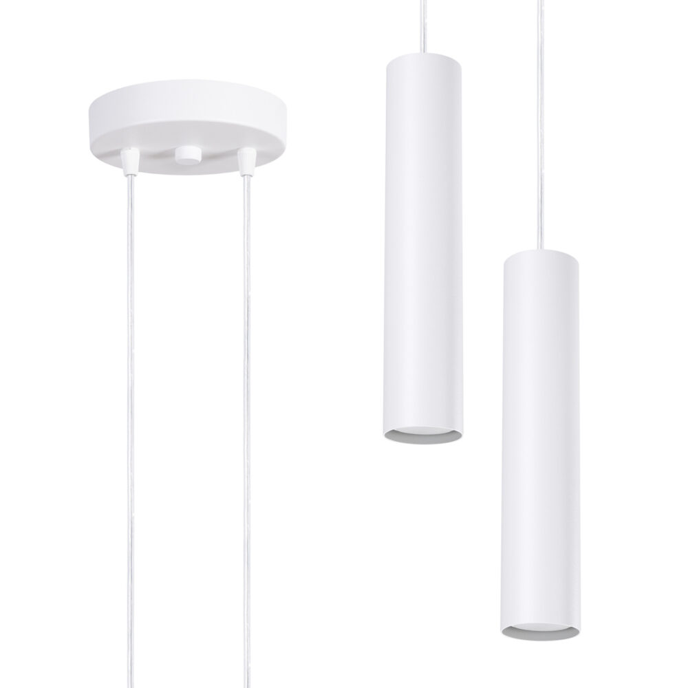Lampa wisząca LAGOS 2P biała