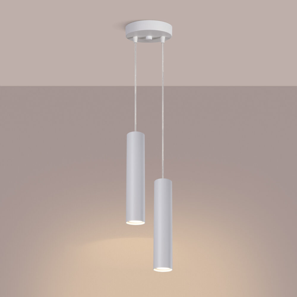 Lampa wisząca LAGOS 2P biała