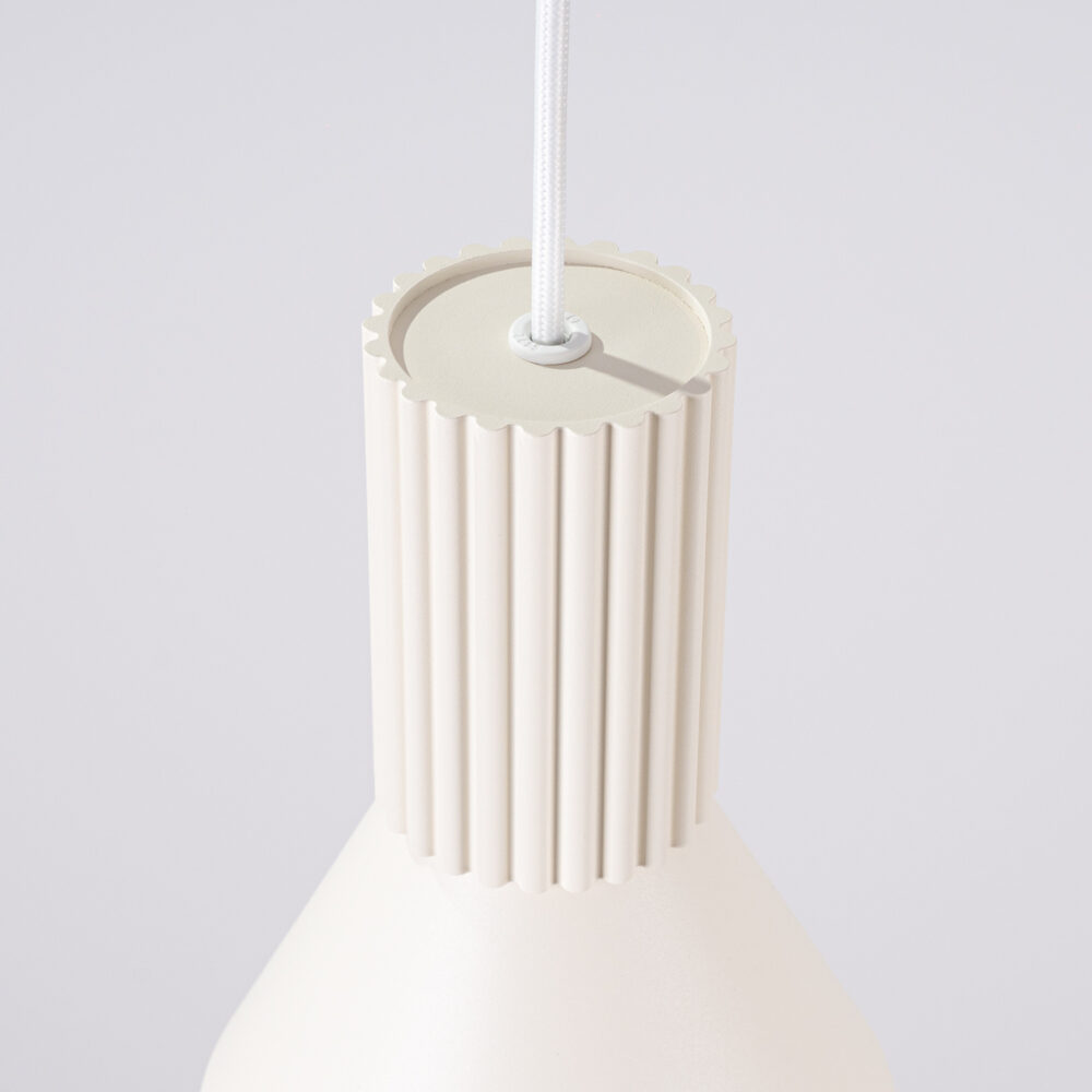 Lampa wisząca ESTRIA 1 beżowa