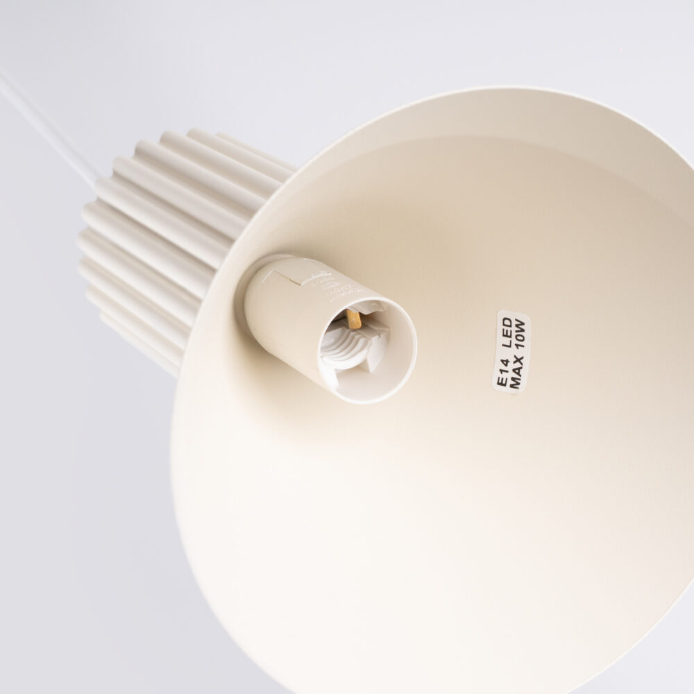 Lampa wisząca ESTRIA 1 beżowa