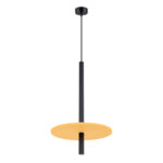 Lampa wisząca FELTRO 1 czarna/żółta