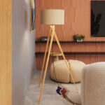 Lampa podłogowa NATT taupe