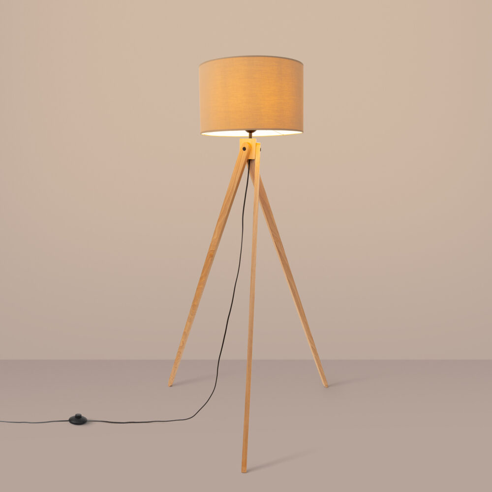 Lampa podłogowa NATT taupe