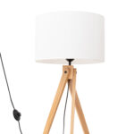 Lampa podłogowa NATT biała