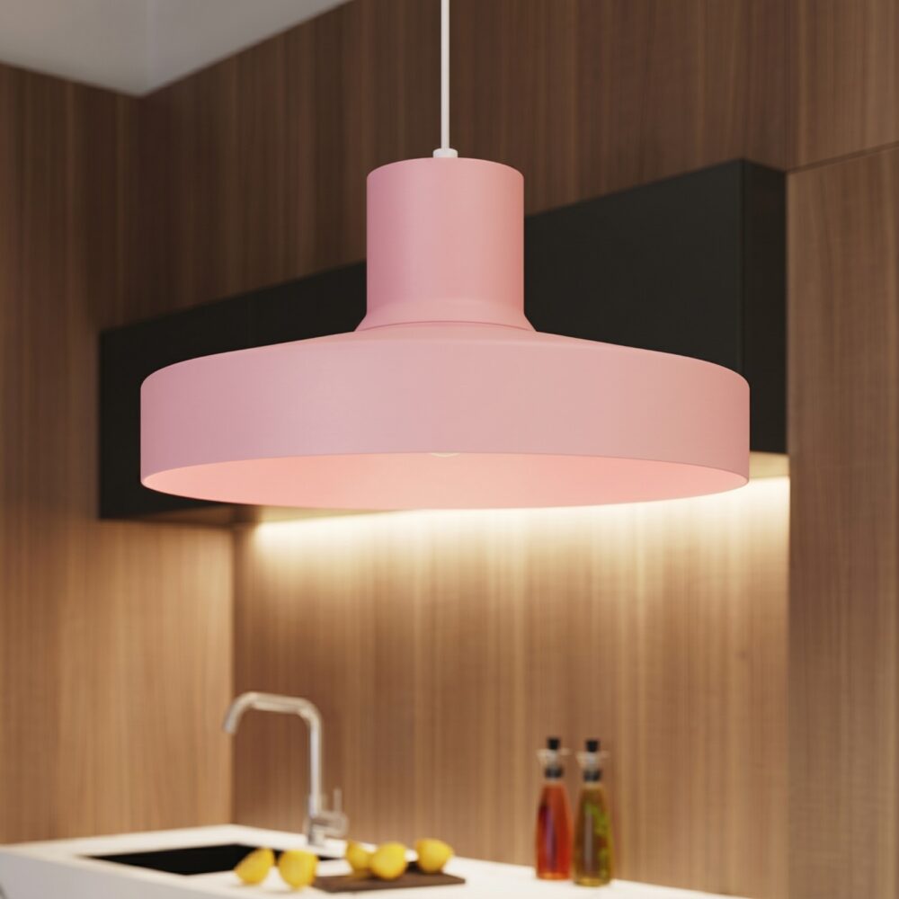Lampa wisząca BILO różowa