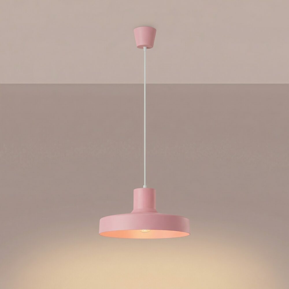 Lampa wisząca BILO różowa