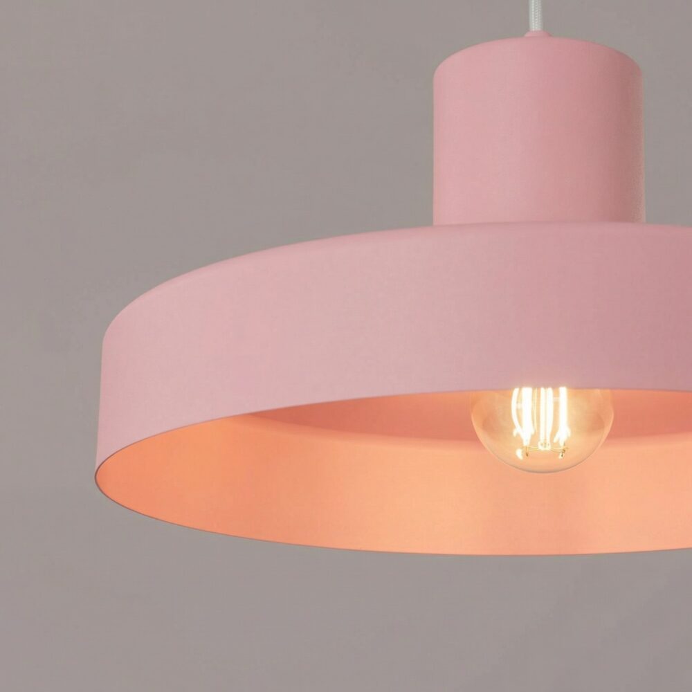 Lampa wisząca BILO różowa
