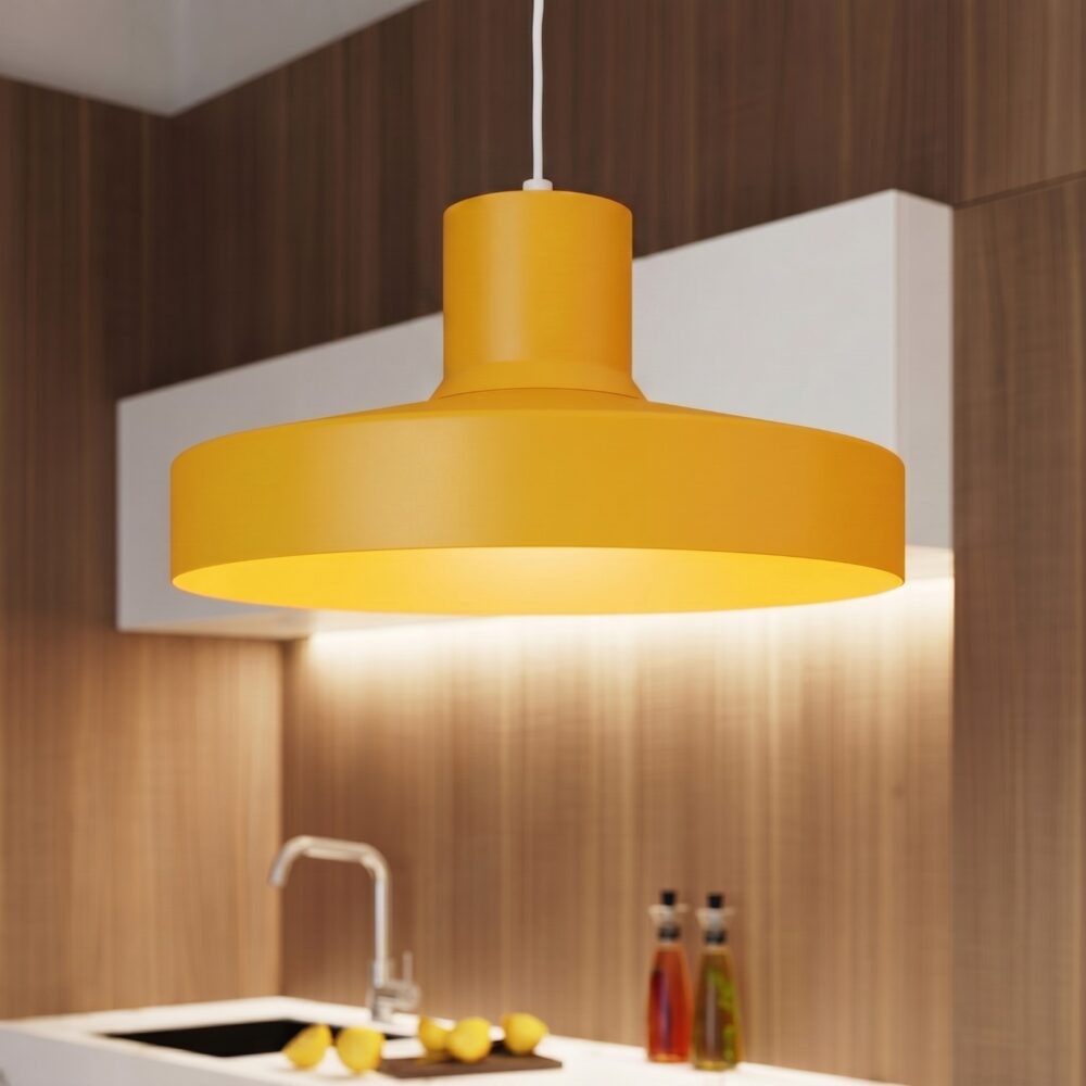 Lampa wisząca BILO żółta