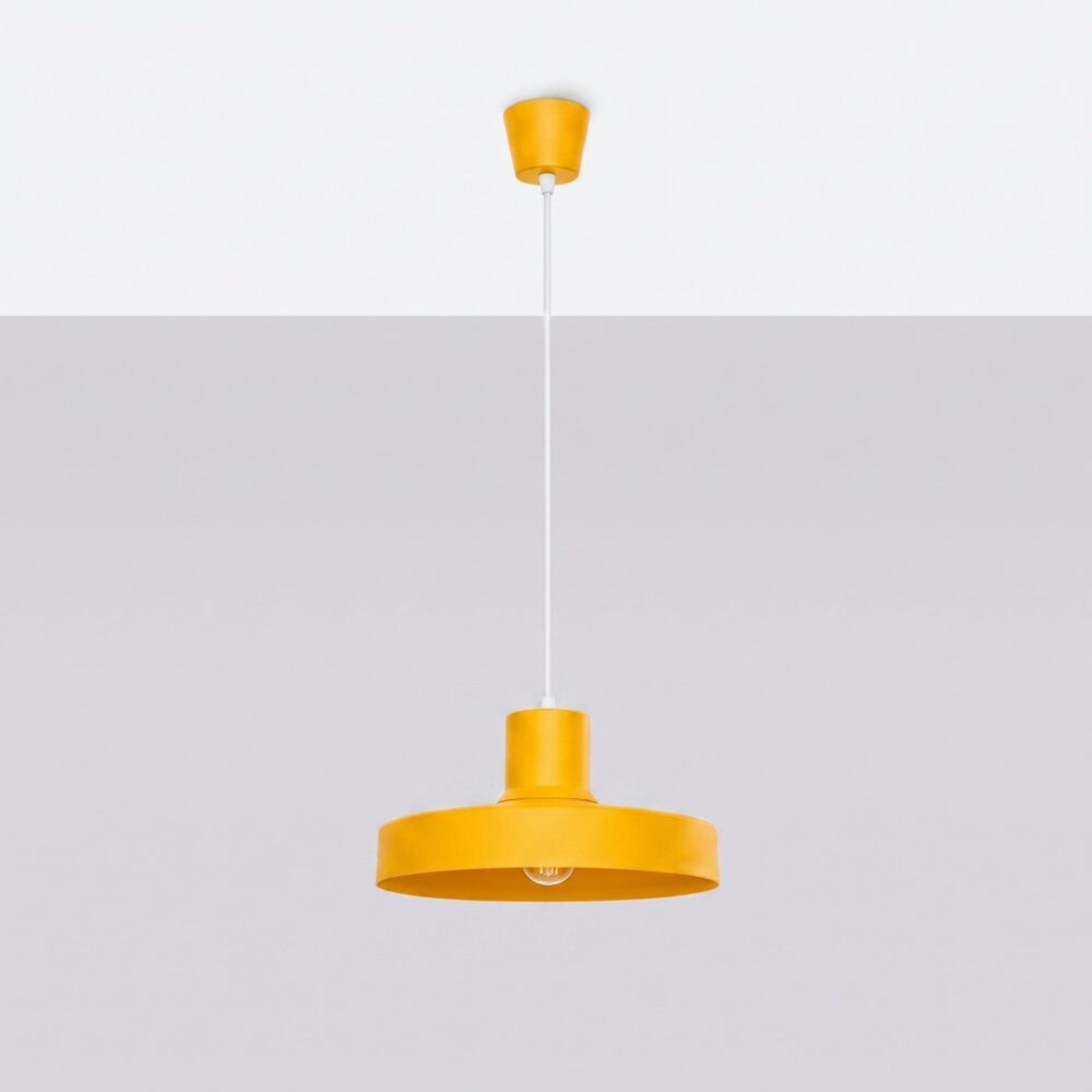 Lampa wisząca BILO żółta