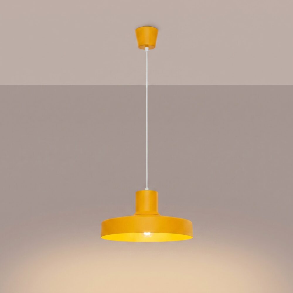 Lampa wisząca BILO żółta