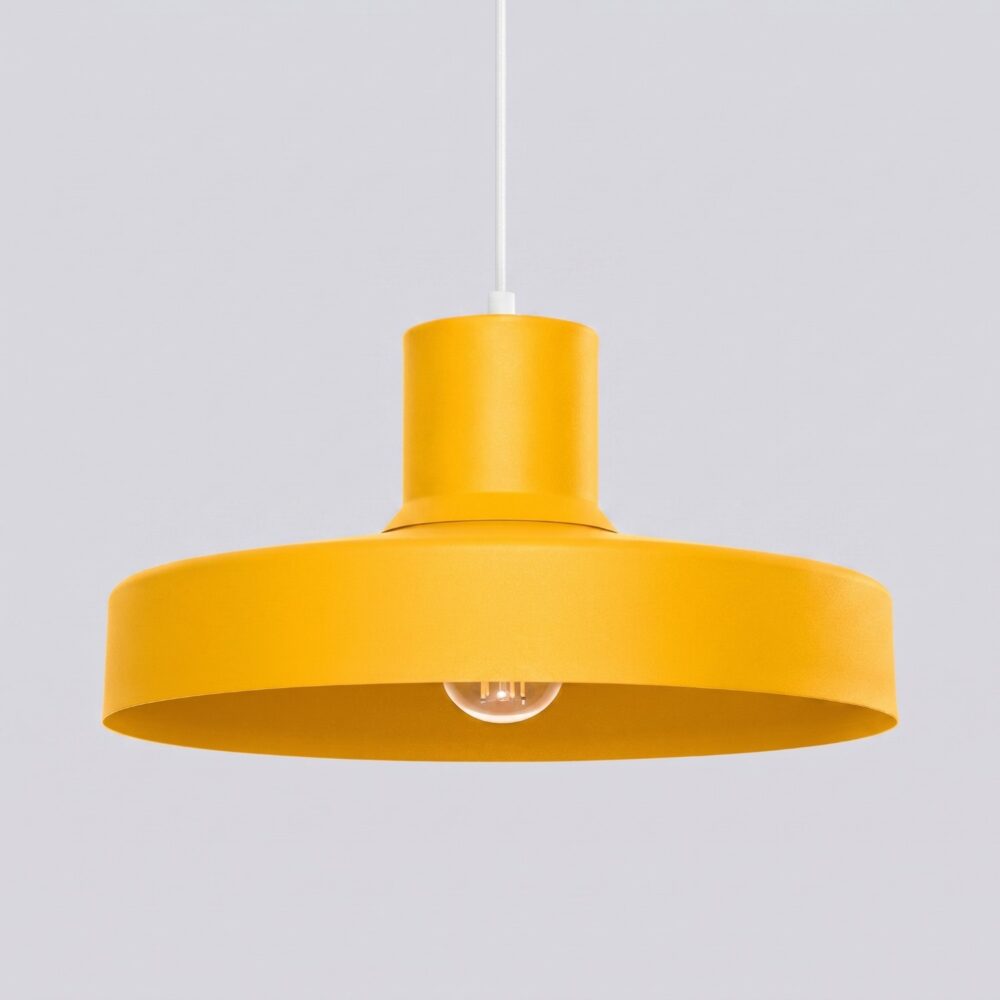 Lampa wisząca BILO żółta