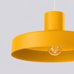 Lampa wisząca BILO żółta