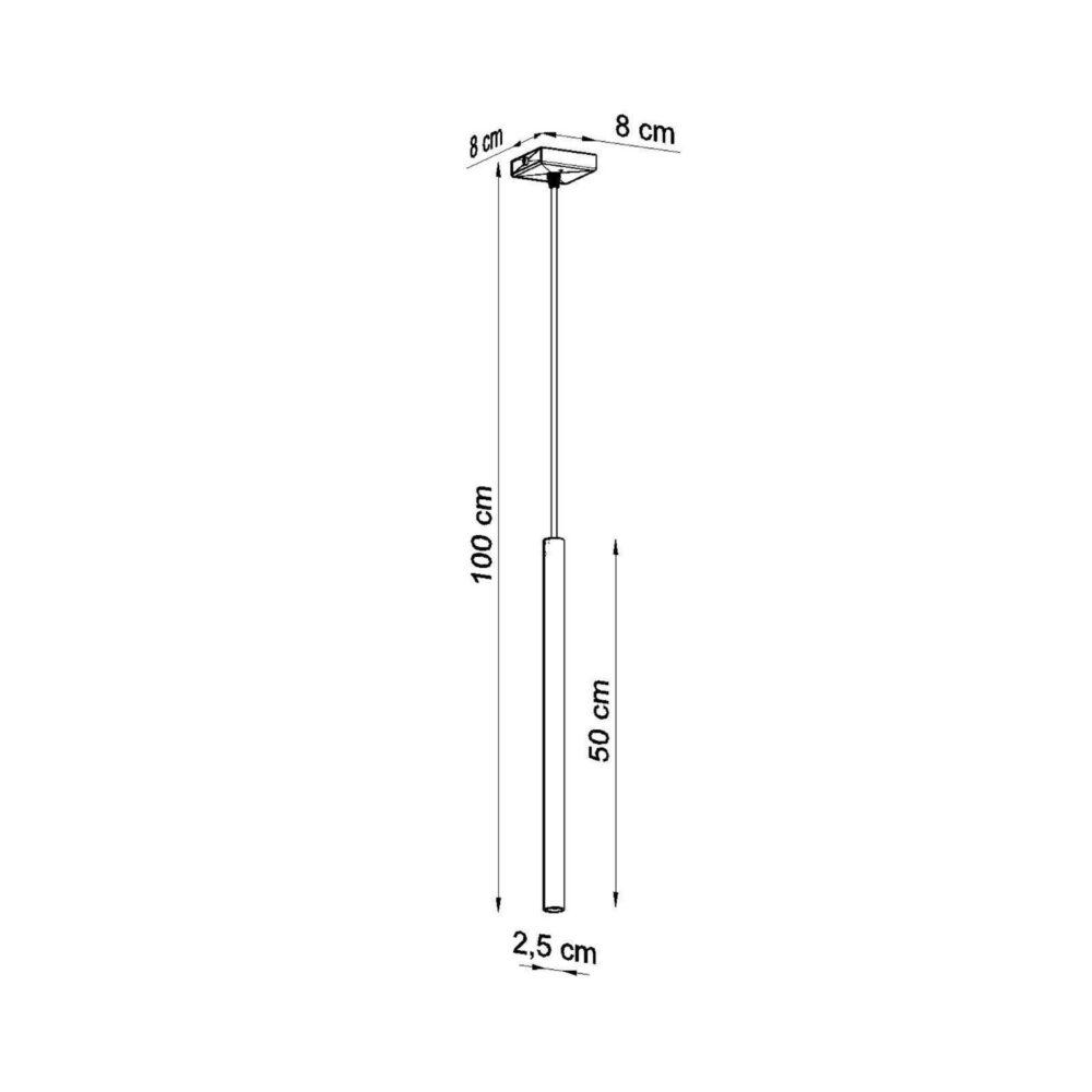 Lampa wisząca PASTELO 1 taupe